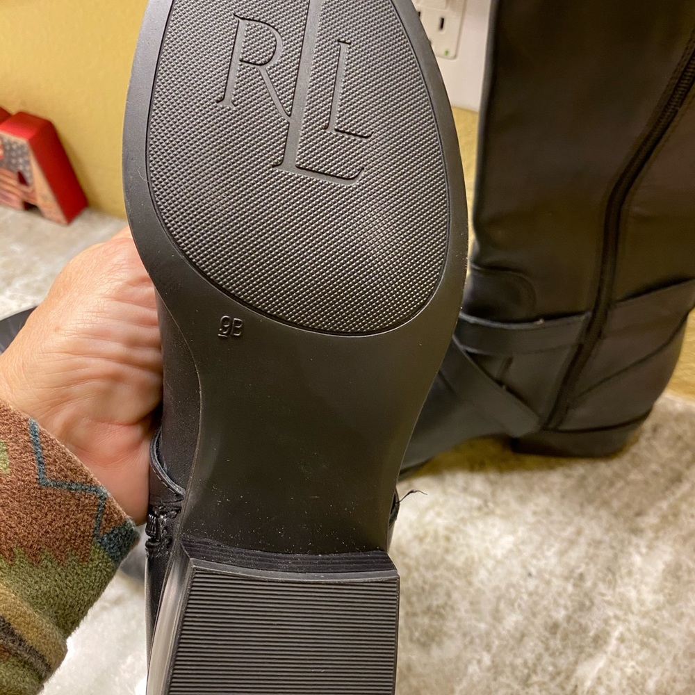 Brand New Ralph Lauren Leather Boots